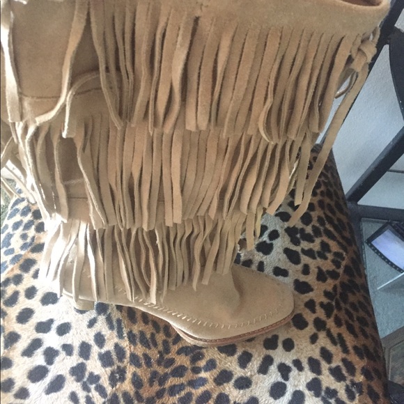 COPY - Michael Kors fringed suede boots - Picture 7 of 7